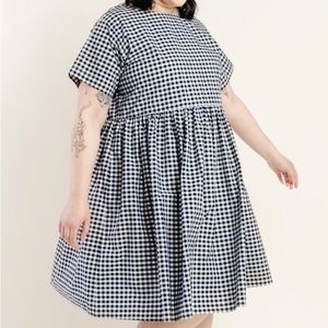 Tradlands Nico Dress Black Gingham